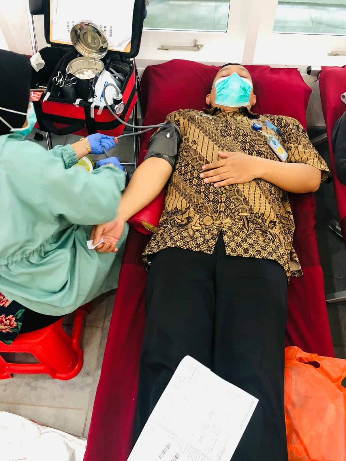 Sambut HUT BNN RI Ke-21, BNNK Garut Gelar Aksi Donor Darah