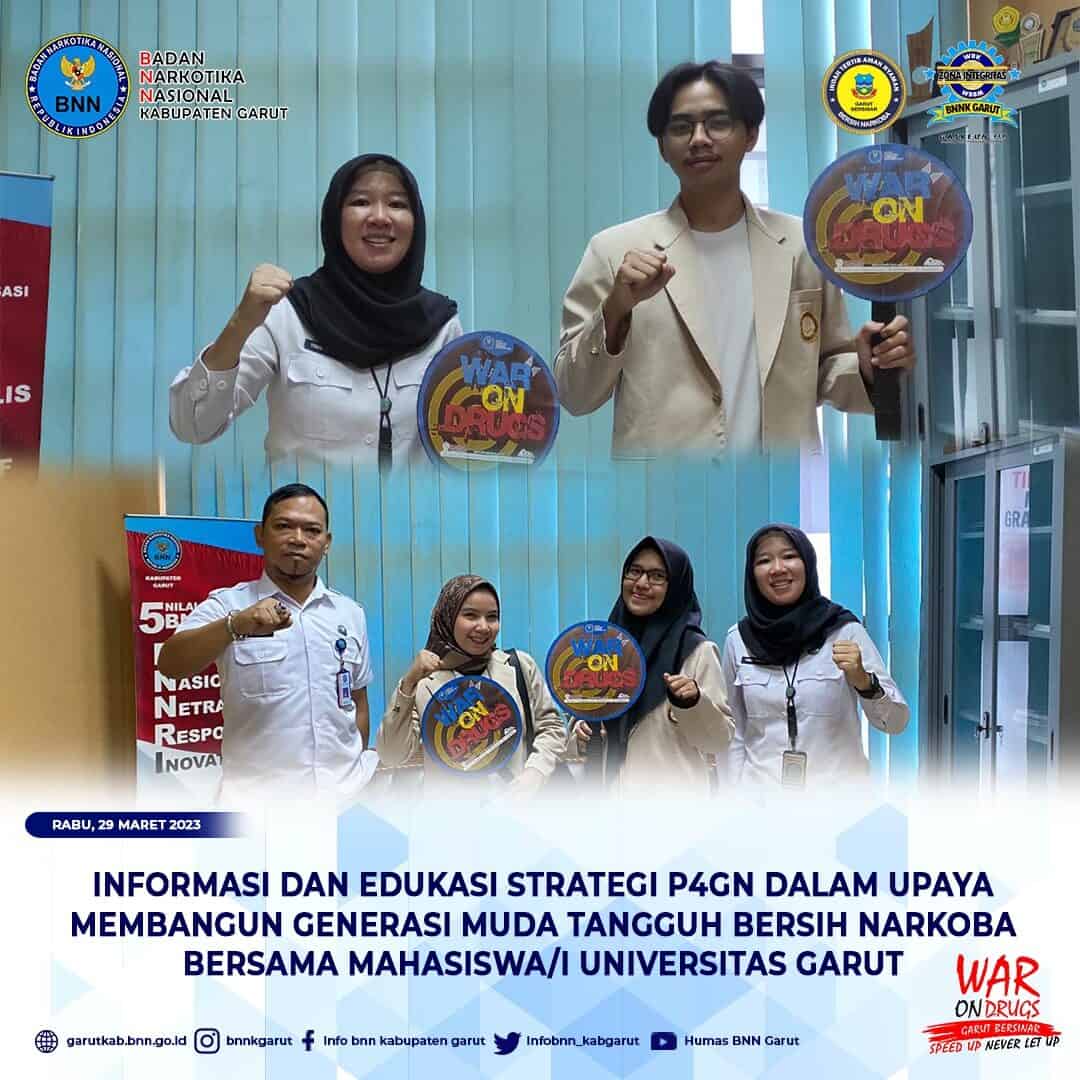 Bangun Generasi Muda Tangguh BERSINAR, BNNK Garut Gelar Informasi dan Edukasi Strategi P4GN Bangun Generasi Muda Tangguh BERSINAR, BNNK Garut Gelar Informasi dan Edukasi Strategi P4GN