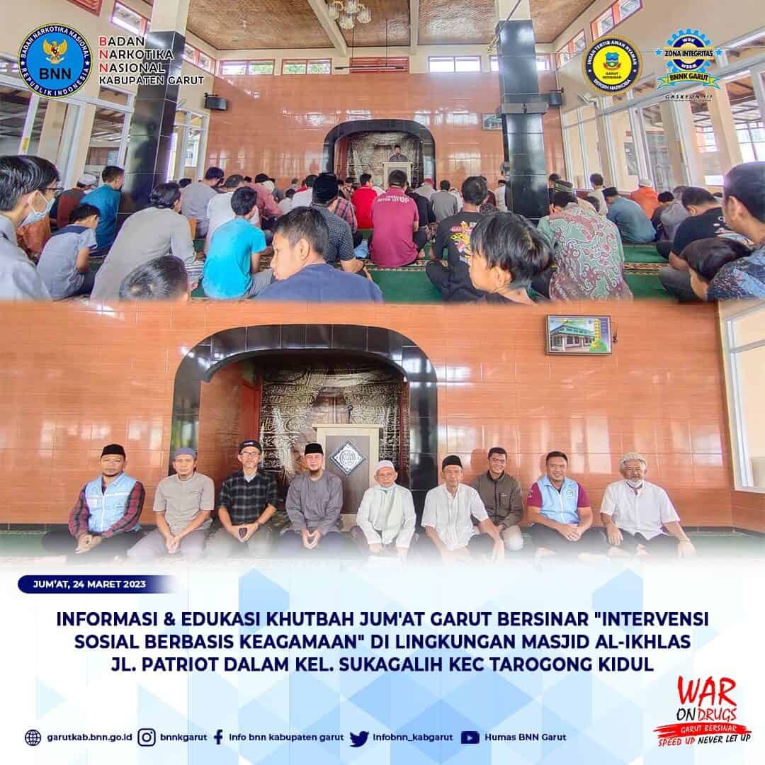 Selenggarakan Intervensi Sosial Berbasis Keagamaan,BNNK Garut Perkuat KIE P4GN Selenggarakan Intervensi Sosial Berbasis Keagamaan,BNNK Garut Perkuat KIE P4GN
