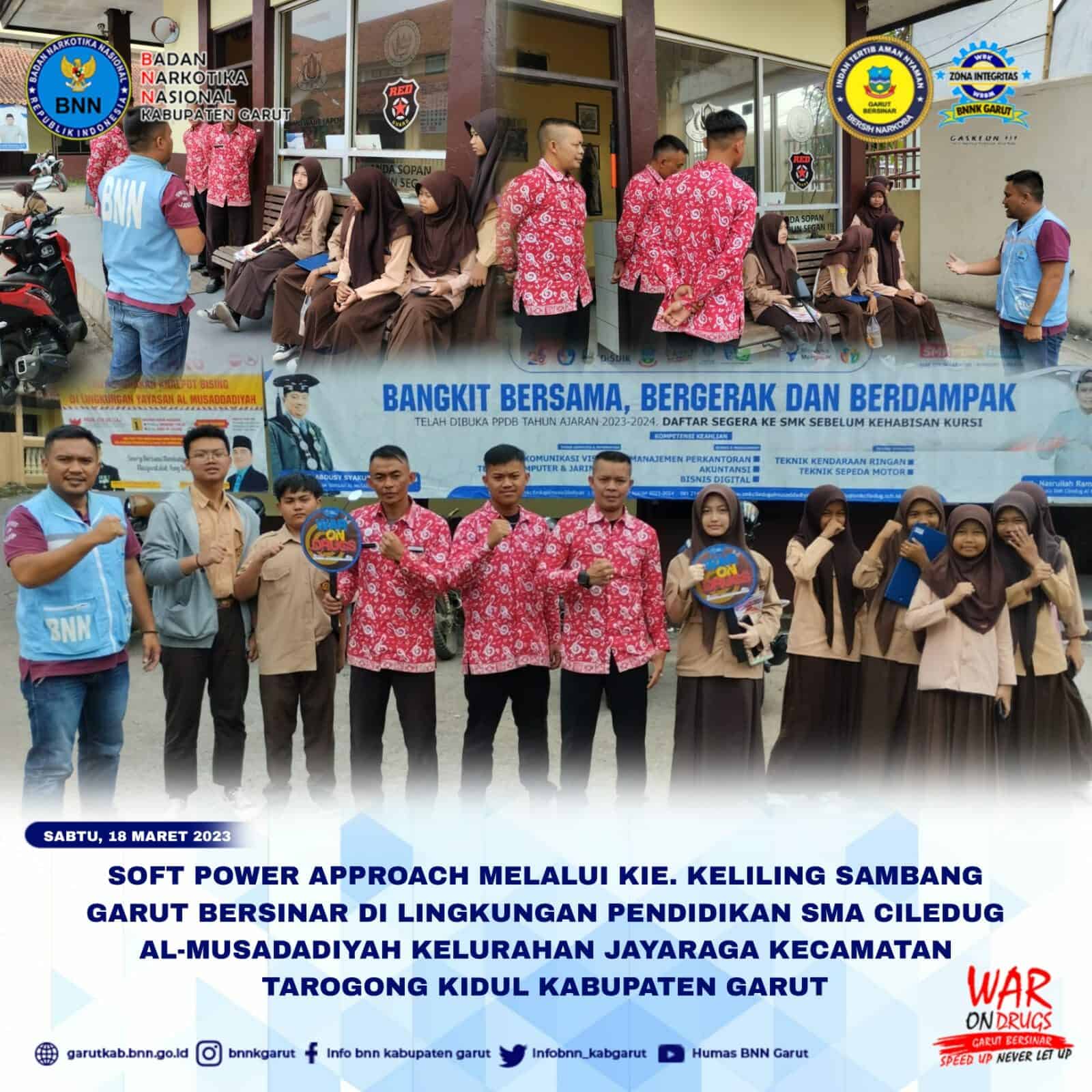 Laksanakan KIE. Keliling Sambang Garut BERSINAR, BNNK Garut Perkuat Soft Power Approach Laksanakan KIE. Keliling Sambang Garut BERSINAR, BNNK Garut Perkuat Soft Power Approach