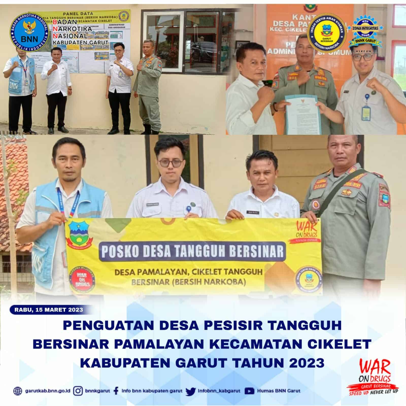 BNNK Garut Adakan Penguatan Desa Pesisir Tangguh BERSINAR BNNK Garut Adakan Penguatan Desa Pesisir Tangguh BERSINAR