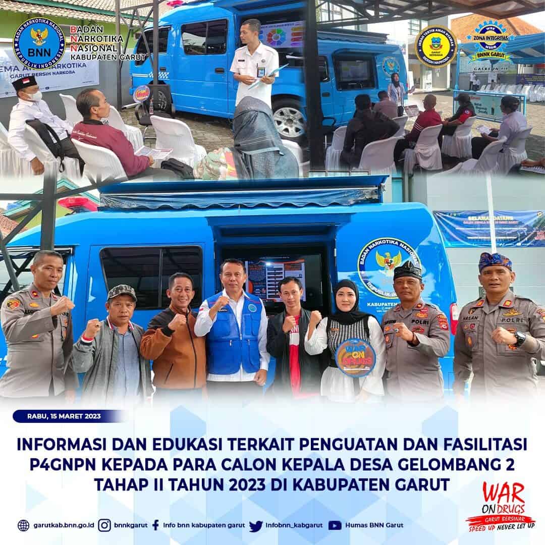 BNNK Garut Gelar Penguatan dan Fasilitasi P4GNPN Kepada Para Calon Kepala Desa BNNK Garut Gelar Penguatan dan Fasilitasi P4GNPN Kepada Para Calon Kepala Desa
