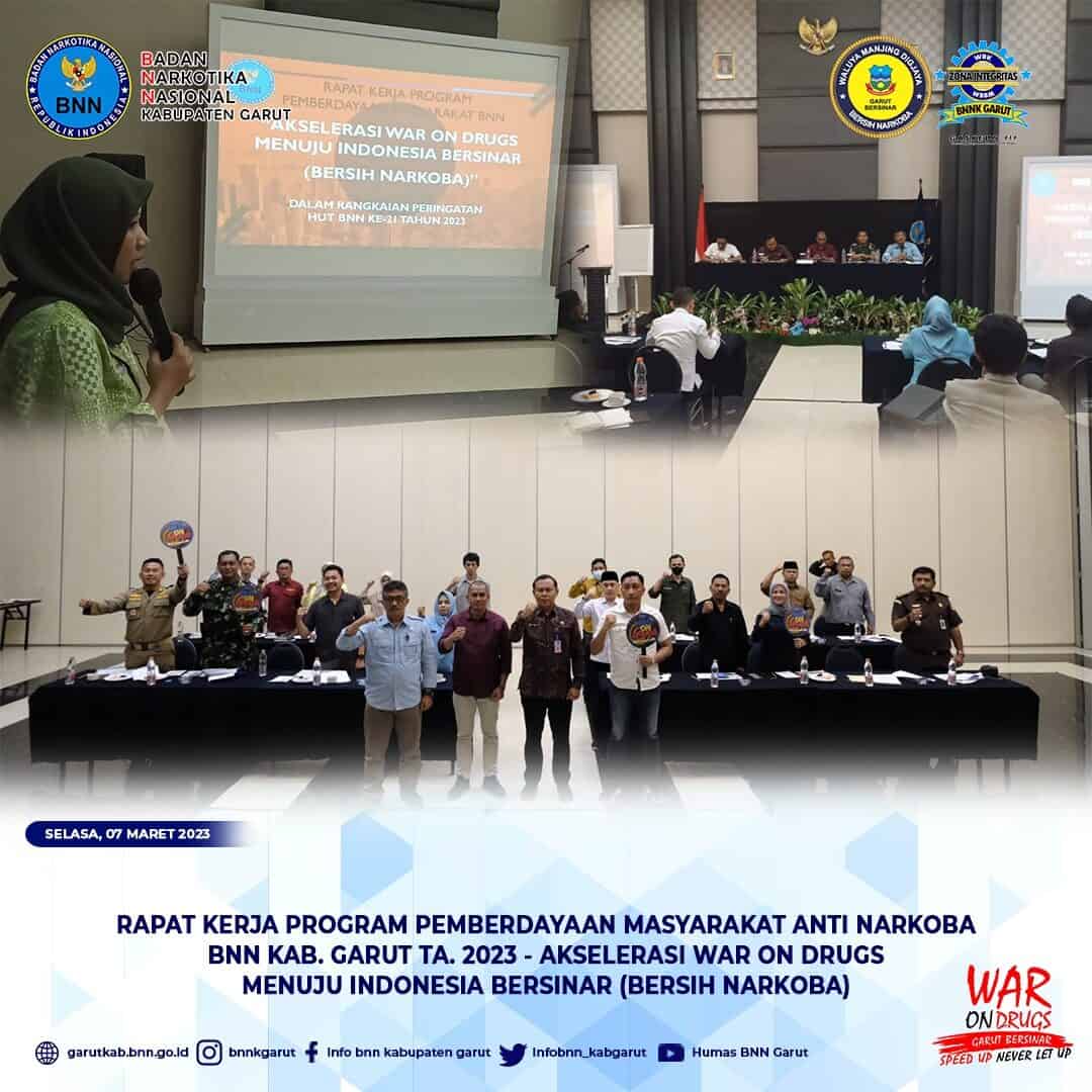 BNNK Garut Gelar Rapat Kerja Program Pemberdayaan Masyarakat Anti Narkoba BNNK Garut Gelar Rapat Kerja Program Pemberdayaan Masyarakat Anti Narkoba