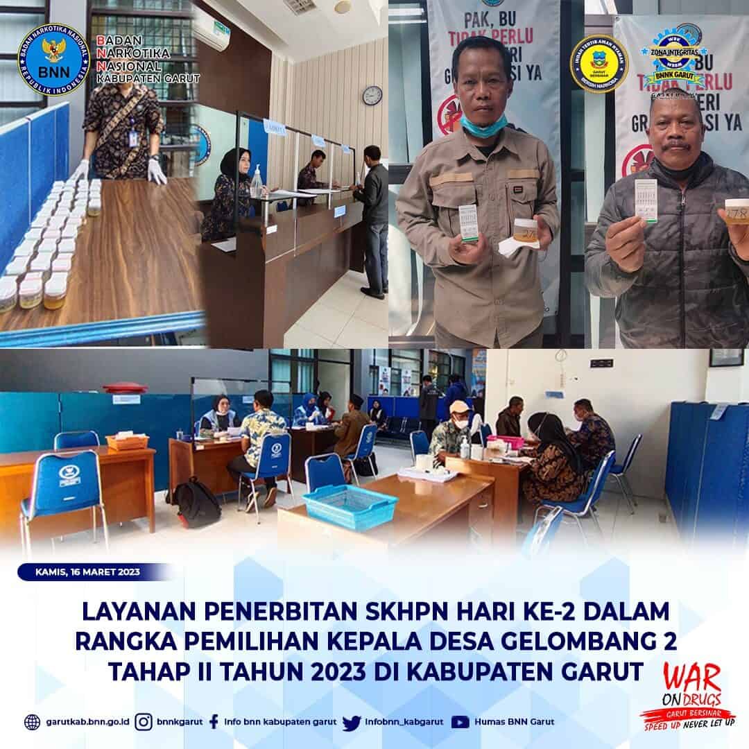 BNNK Garut Adakan Layanan Penerbitan SKHPN Dalam Rangka Pemilihan Kades Gelombang 2 Tahap II Tahun 2023 BNNK Garut Adakan Layanan Penerbitan SKHPN Dalam Rangka Pemilihan Kades Gelombang 2 Tahap II Tahun 2023