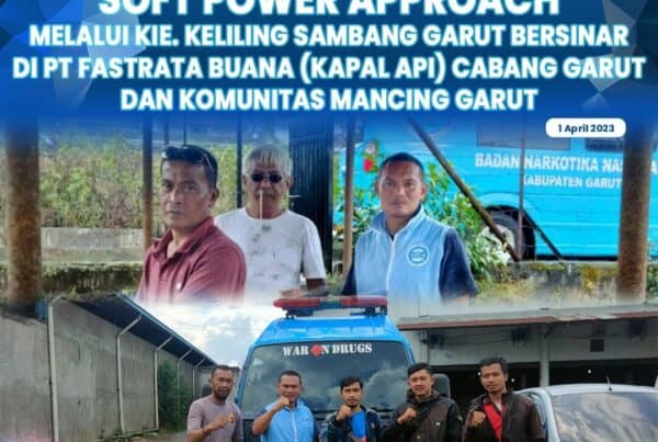 BNNK Garut Gelar KIE. Keliling Sambang Garut BERSINAR di Lingkungan Swasta