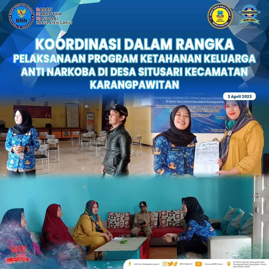 Perkuat P4GN, BNNK Garut Laksanakan Koordinasi dan Asistensi Desa Bersinar Perkuat P4GN, BNNK Garut Gelar Koordinasi dan Asistensi Desa Bersinar