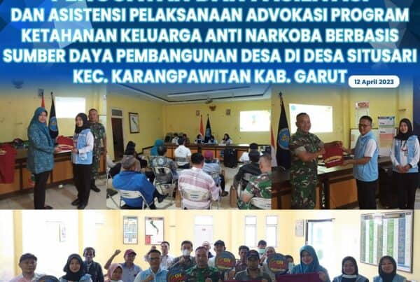 Perkuat Program Ketahanan Keluarga Anti Narkoba, BNNK Garut Gelar Advokasi