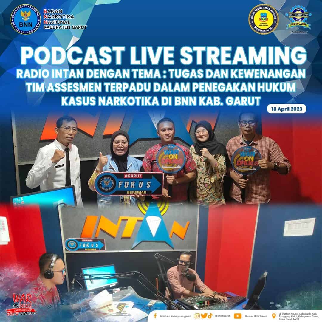 BNNK Garut Adakan Podcast P4GN Live Streaming Radio Intan BNNK Garut Adakan Podcast P4GN Live Streaming Radio Intan