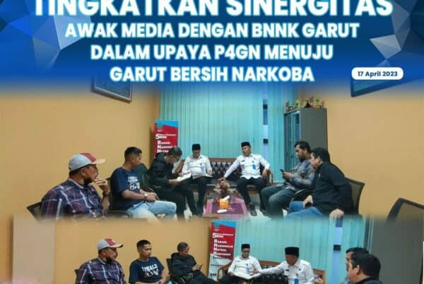 Perkuat P4GN, BNNK Garut Tingkatkan Sinergitas dengan Awak Media