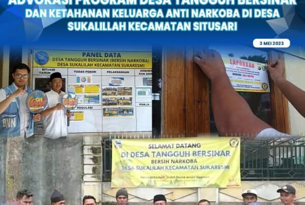 Perkuat Program Desa Tangguh BERSINAR, BNNK Garut Gelar Advokasi P4GN
