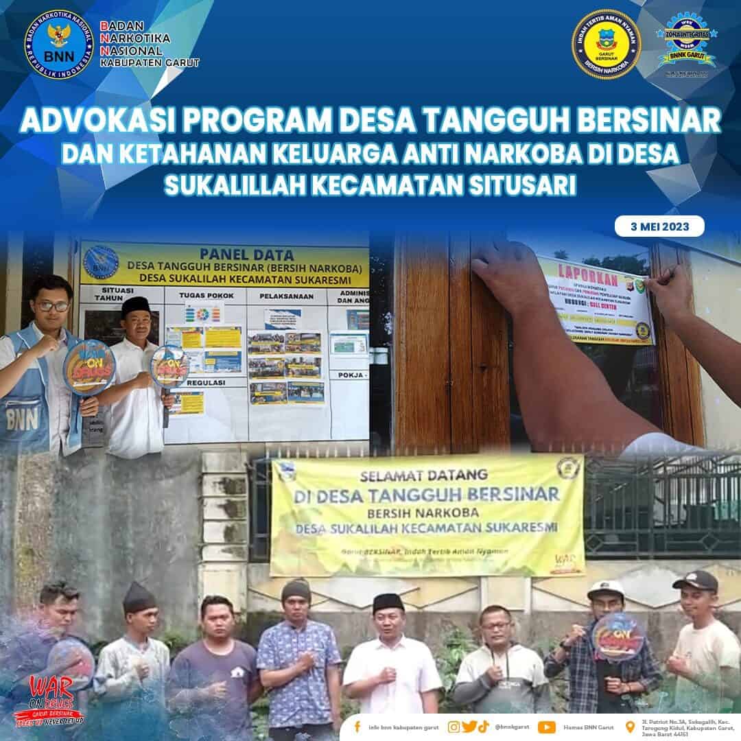 Perkuat Program Desa Tangguh BERSINAR, BNNK Garut Gelar Advokasi P4GN Perkuat Program Desa Tangguh BERSINAR, BNNK Garut Gelar Advokasi P4GN