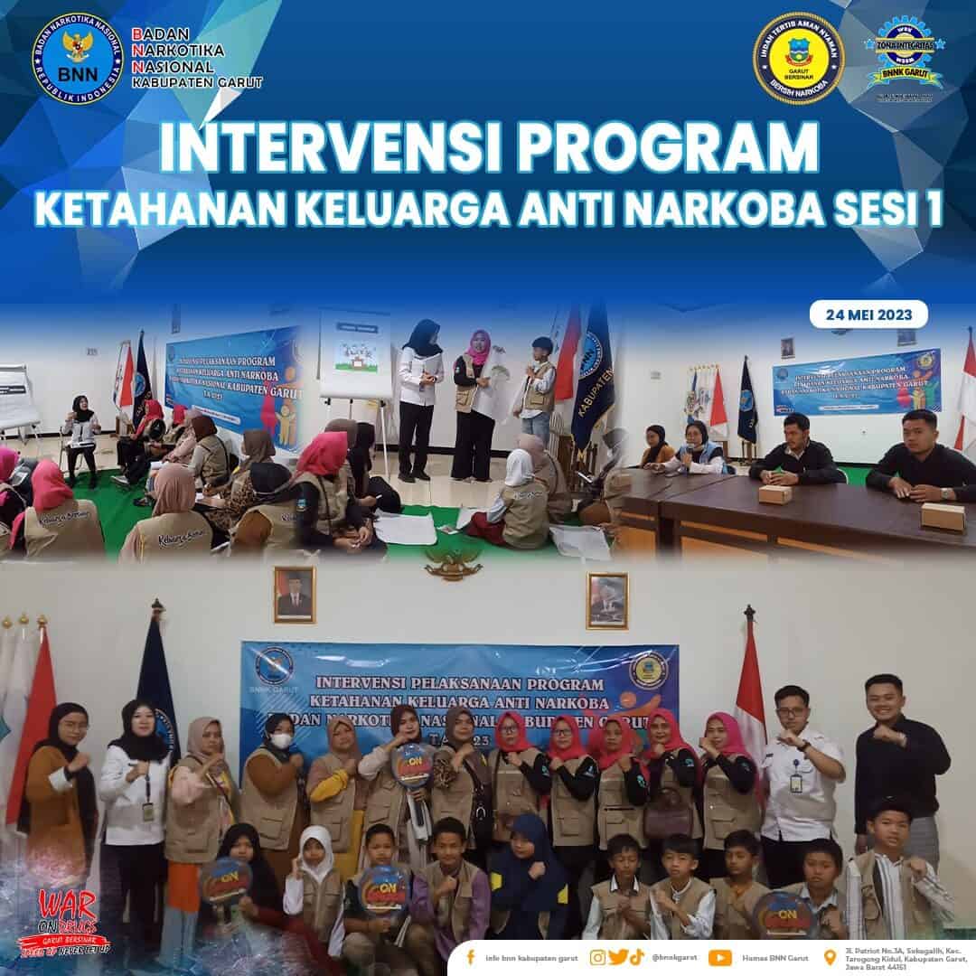 BNNK Garut Gelar Intervensi Program Ketahanan Keluarga Anti Narkoba Sesi I BNNK Garut Gelar Intervensi Program Ketahanan Keluarga Anti Narkoba Sesi I