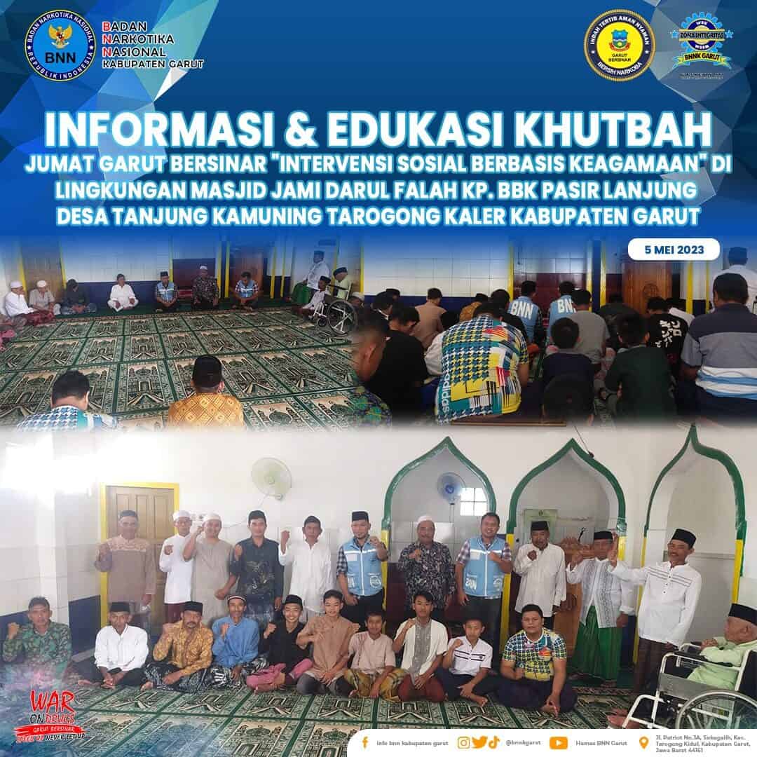 BNNK Garut Adakan Intervensi Sosial Berbasis Keagamaan Guna Perkuat KIE P4GN BNNK Garut Adakan Intervensi Sosial Berbasis Keagamaan Guna Perkuat KIE P4GN