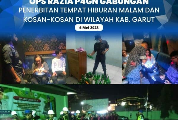 Perkuat P4GN , BNNK Garut Gelar Giat Ops Razia Gabungan