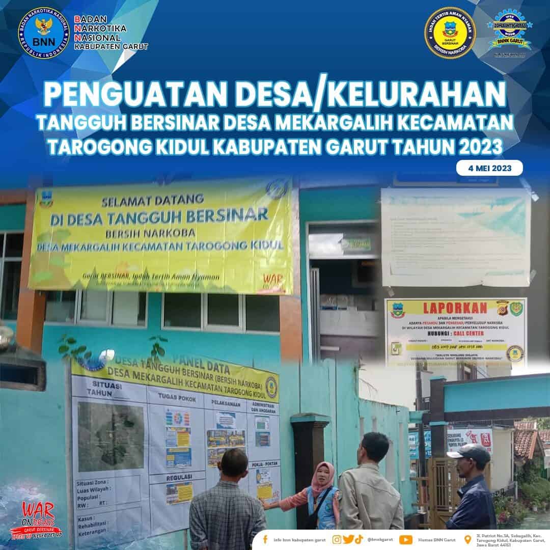 Perkuat P4GN, BNNK Garut Gelar Penguatan Desa Tangguh Bersinar Desa Perkuat P4GN, BNNK Garut Gelar Penguatan Desa Tangguh Bersinar Desa