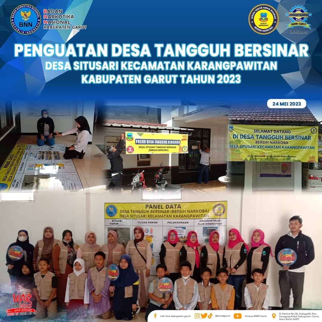 BNNK Garut Gelar Penguatan Desa Tangguh Bersinar Desa Situsari Kecamatan Karangpawitan Kabupaten Garut BNNK Garut Gelar Penguatan Desa Tangguh Bersinar Desa Situsari Kecamatan Karangpawitan Kabupaten Garut