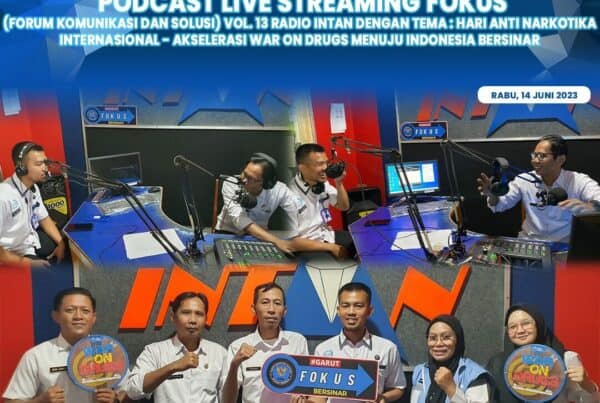BNNK Garut Gelar Podcast P4GN Live Streaming “Fokus” Radio Intan