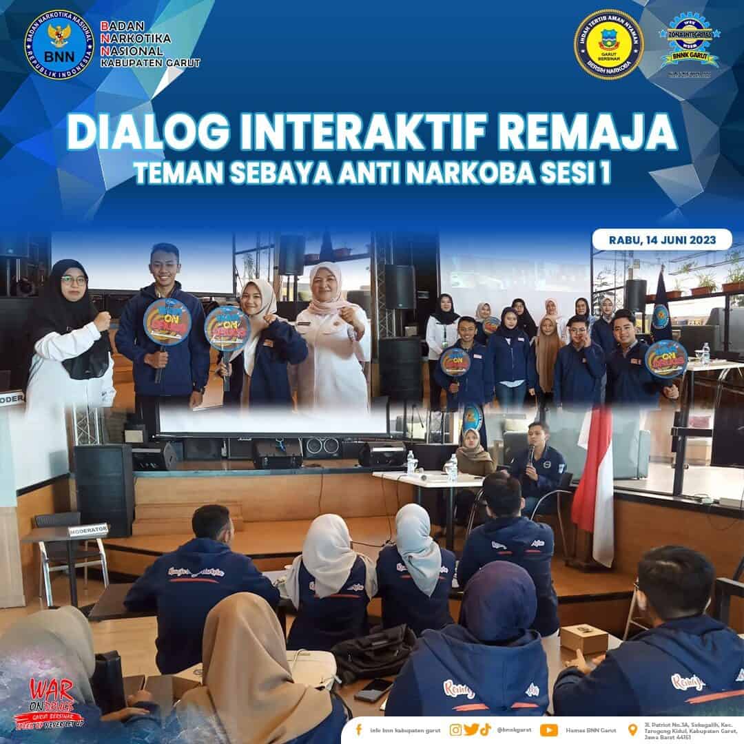 BNNK Garut Gelar Dialog Interaktif Remaja Teman Sebaya Anti Narkoba Sesi 1 BNNK Garut Gelar Dialog Interaktif Remaja Teman Sebaya Anti Narkoba Sesi 1