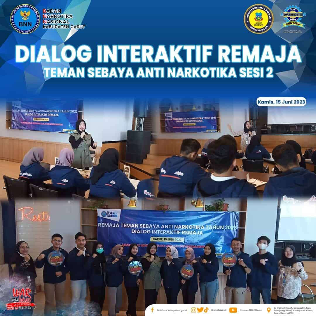 BNNK Garut Gelar Dialog Interaktif Remaja Teman Sebaya Anti Narkoba Sesi 2 BNNK Garut Gelar Dialog Interaktif Remaja Teman Sebaya Anti Narkoba Sesi 2