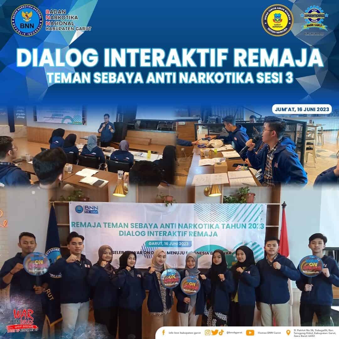 BNNK Garut Gelar Dialog Interaktif Remaja Teman Sebaya Anti Narkoba Sesi 3 BNNK Garut Gelar Dialog Interaktif Remaja Teman Sebaya Anti Narkoba Sesi 3