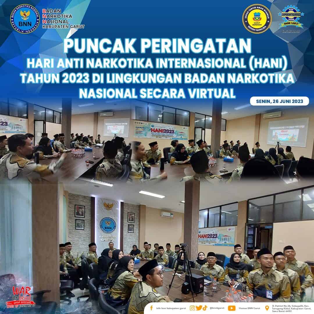 Puncak Peringatan Hari Anti Narkotika Internasional (HANI) 2023 Puncak Peringatan Hari Anti Narkotika Internasional (HANI) 2023
