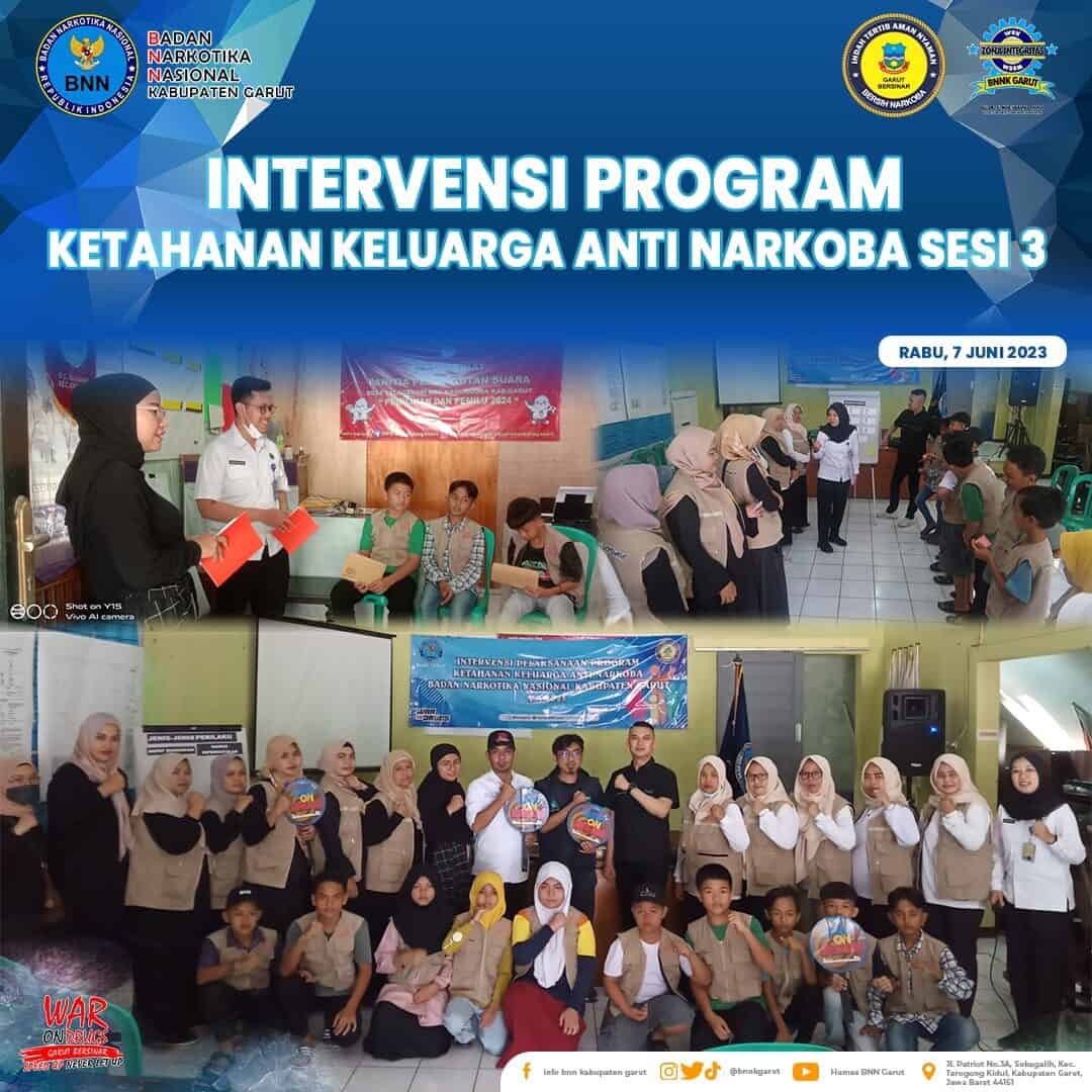 BNNK Garut Gelar Intervensi Program Ketahanan Keluarga Anti Narkoba Sesi 3 BNNK Garut Gelar Intervensi Program Ketahanan Keluarga Anti Narkoba Sesi 3