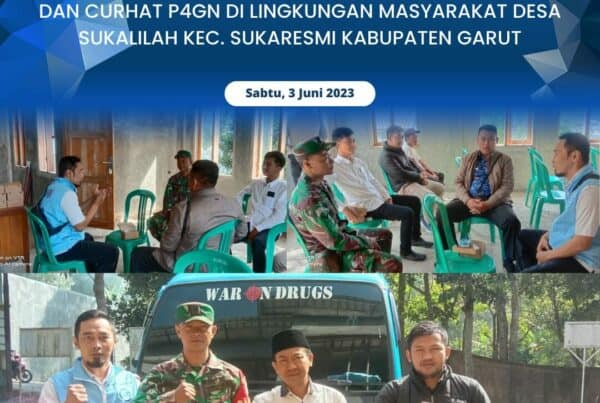 Laksanakan Sambang Garut Bersinar dan Curhat P4GN, BNNK Garut Perkuat P4GN