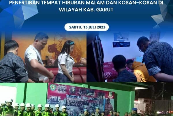 Perkuat P4GN, BNNK Garut Adakan Giat Operasi Razia Gabungan