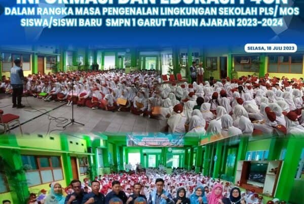Dalam Rangka MPLS TA. 2023-2024, BNNK Garut Adakan Informasi dan Edukasi P4GN