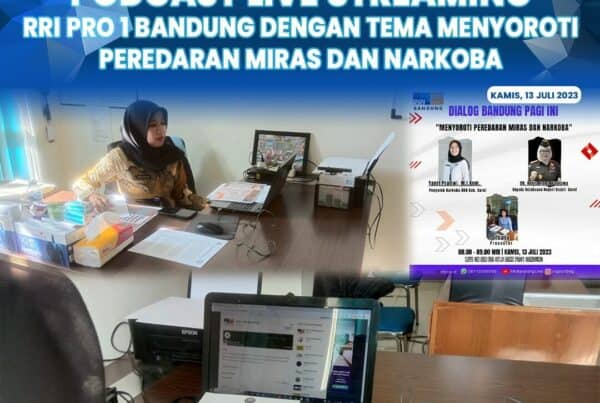 BNNK Garut Gelar Podcast P4GN Live Streaming RRI Pro 1 Bandung