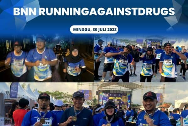 BNNK Garut Ikuti BNN RUN 2023 Di Monkey Forest, Bali