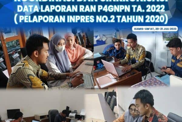 BNNK Garut Laksanakan Koordinasi dan Sinkronisasi Data Laporan RAN P4GN TA. 2023