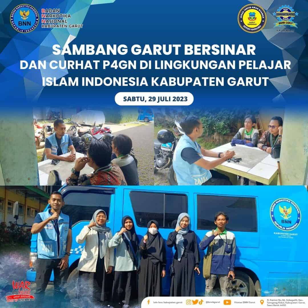 BNNK Garut Perkuat P4GN melalui Curhat P4GN dan Sambang Garut Bersinar
