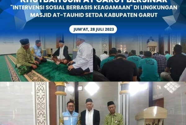 Gelar Khutbah Jumat Garut Bersinar “Intervensi Sosial Berbasis Keagamaan” BNNK Garut Perkuat P4GN