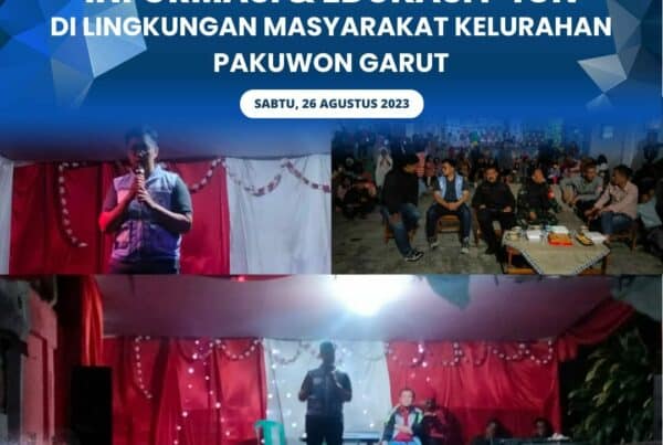BNNK Garut Gelar Informasi dan Edukasi P4GN Bagi Karang Taruna
