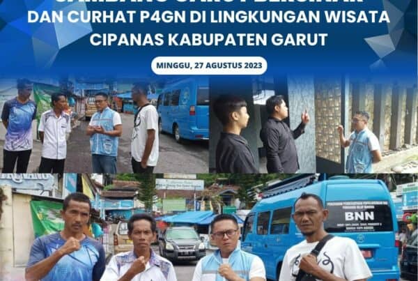BNNK Garut Gelar “Curhat P4GN dan Sambang Garut Bersinar” di Lingkungan Wisata Cipanas Garut