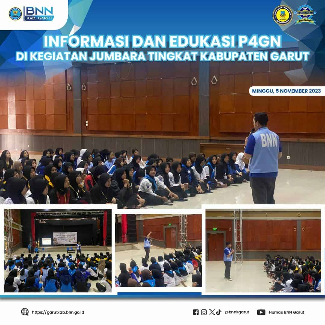 BNNK Garut Laksanakan Informasi dan Edukasi P4GN pada Kegiatan JUMBARA Tingkat Kabupaten Garut BNNK Garut Laksanakan Informasi dan Edukasi P4GN pada Kegiatan JUMBARA Tingkat Kabupaten Garut