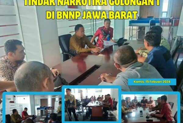 BNNK Garut Laksanakan Gelar Perkara Tindak Pidana Narkotika Golongan I di BNNP Jawa Barat