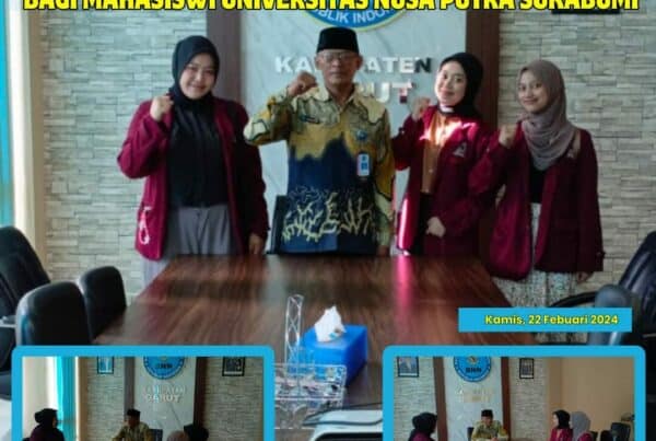 BNNK Garut Gelar Informasi Dan Edukasi P4GN bagi Mahasiswi Universitas Nusa Putra Sukabumi