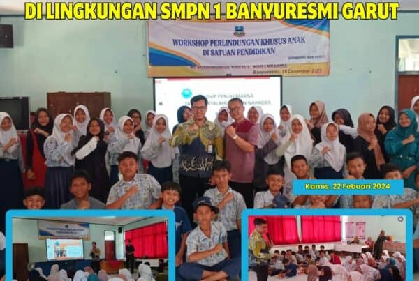 BNNK Garut Gelar Informasi dan Edukasi Sekolah BERSINAR di Lingkungan SMPN 1 Banyuresmi Garut
