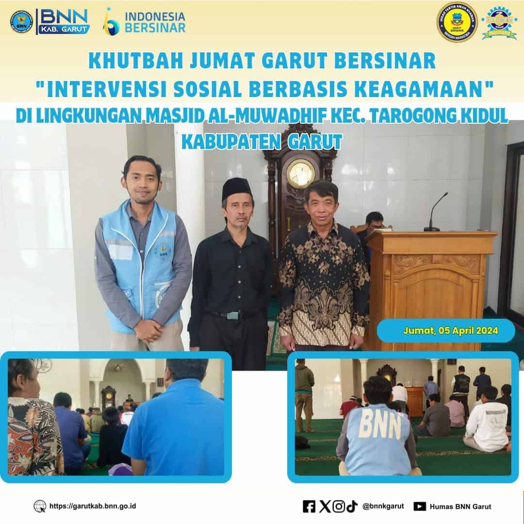 Khutbah Jumat Garut BERSINAR Intervensi Sosial Berbasis Keagamaan di Lingkungan Masjid At-Tarbiyah
