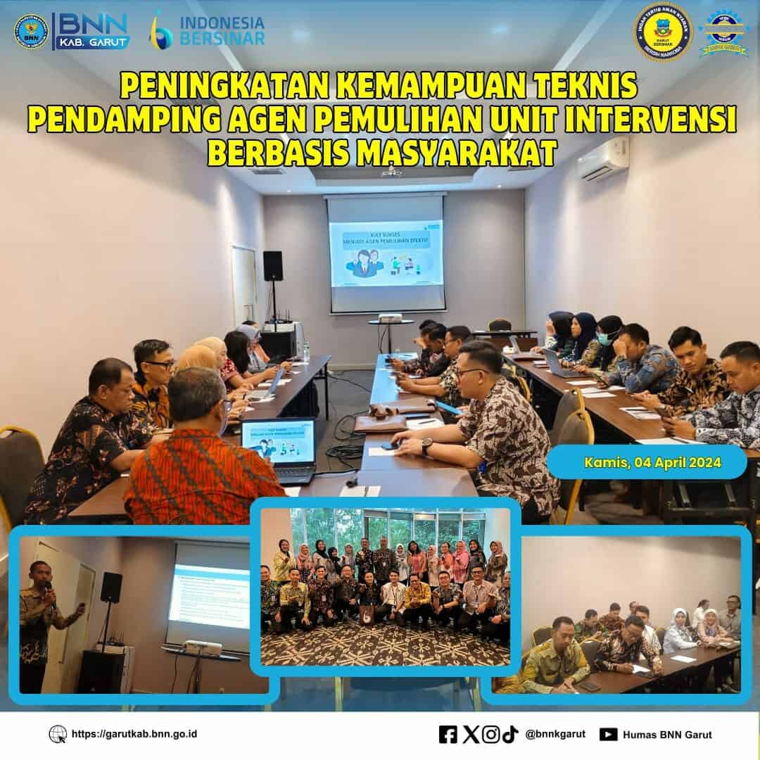 Peningkatan Kemampuan Teknis Pendamping Agen Pemulihan Unit Intervensi Berbasis Masyarakat Peningkatan Kemampuan Teknis Pendamping Agen Pemulihan Unit Intervensi Berbasis Masyarakat