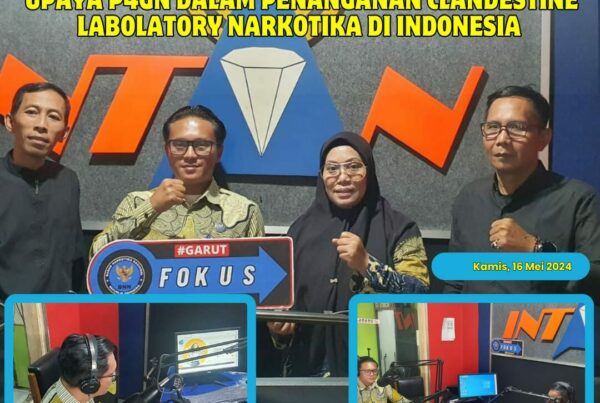 BNNK Garut Gelar Live Talkshow FOKUS Upaya P4GN dalam Penanganan Clandestine Laboratory Narkotika di Indonesia
