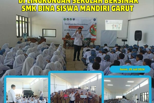 BNNK Garut Adakan Informasi dan Edukasi P4GN di Lingkungan Sekolah BERSINAR SMK Bina Siswa Mandiri BNNK Garut Adakan Informasi dan Edukasi P4GN di Lingkungan Sekolah BERSINAR SMK Bina Siswa Mandiri