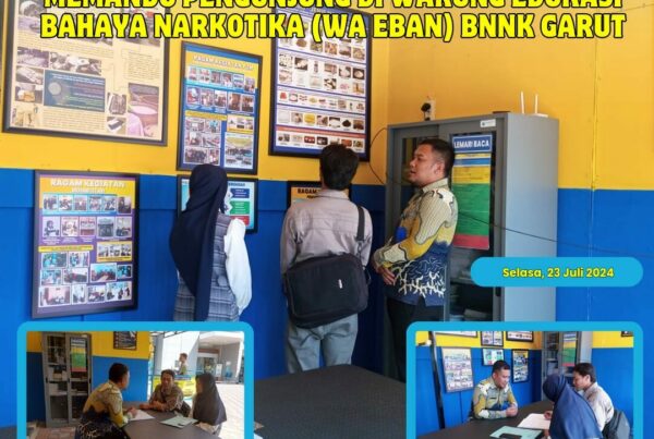 PIKET SIAGA P4GN DI WARUNG EDUKASI BAHAYA NARKOTIKA (WA EBAN) BNNK GARUT