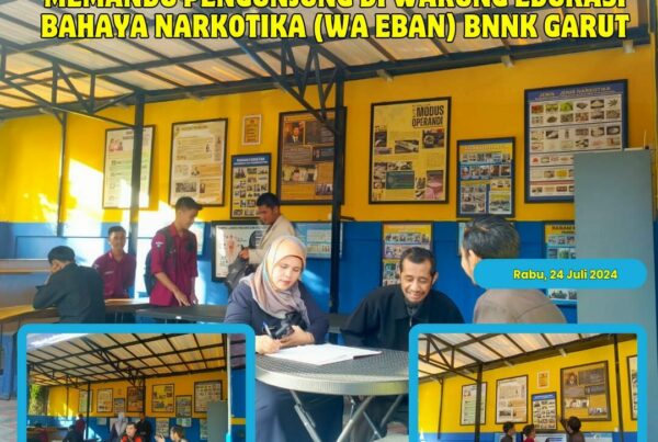 PIKET SIAGA P4GN DI WARUNG EDUKASI BAHAYA NARKOTIKA (WA EBAN) BNNK GARUT