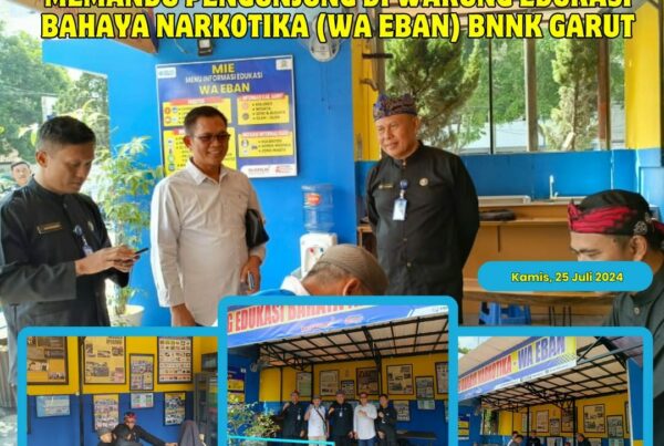 PIKET SIAGA P4GN DI WARUNG EDUKASI BAHAYA NARKOTIKA (WA EBAN) BNNK GARUT