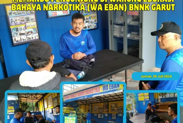 PIKET SIAGA P4GN DI WARUNG EDUKASI BAHAYA NARKOTIKA (WA EBAN) BNNK GARUT