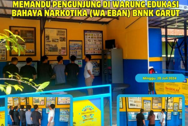 PIKET SIAGA P4GN DI WARUNG EDUKASI BAHAYA NARKOTIKA (WA EBAN) BNNK GARUT