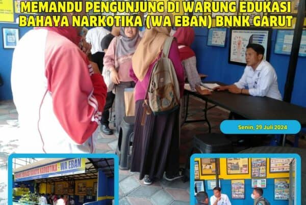 PIKET SIAGA P4GN DI WARUNG EDUKASI BAHAYA NARKOTIKA (WA EBAN) BNNK GARUT